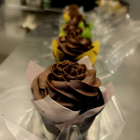German Chocolate Cupcakes